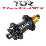 TOR - TR150 rear hub, XD, HG or MICRO SPLINE - Bikecomponents.ca