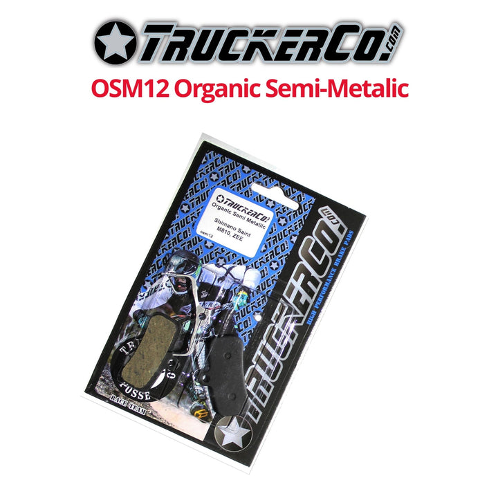 TruckerCo 0SM12 (Shimano 4-piston Deore, SLX, XT, XTR) Organic Semi-Metalic pads - Bikecomponents.ca