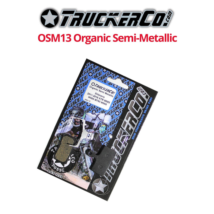 TruckerCo OSM13 (Shimano 2-piston Deore, SLX, XT, XTR) Organic Semi-Metallic pads - Bikecomponents.ca
