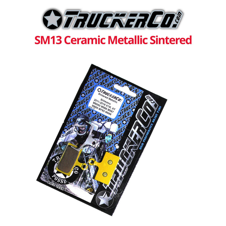 TruckerCo SM13 (Shimano 2-piston Deore, SLX, XT, XTR) Ceramic Metallic Sintered pads - Bikecomponents.ca