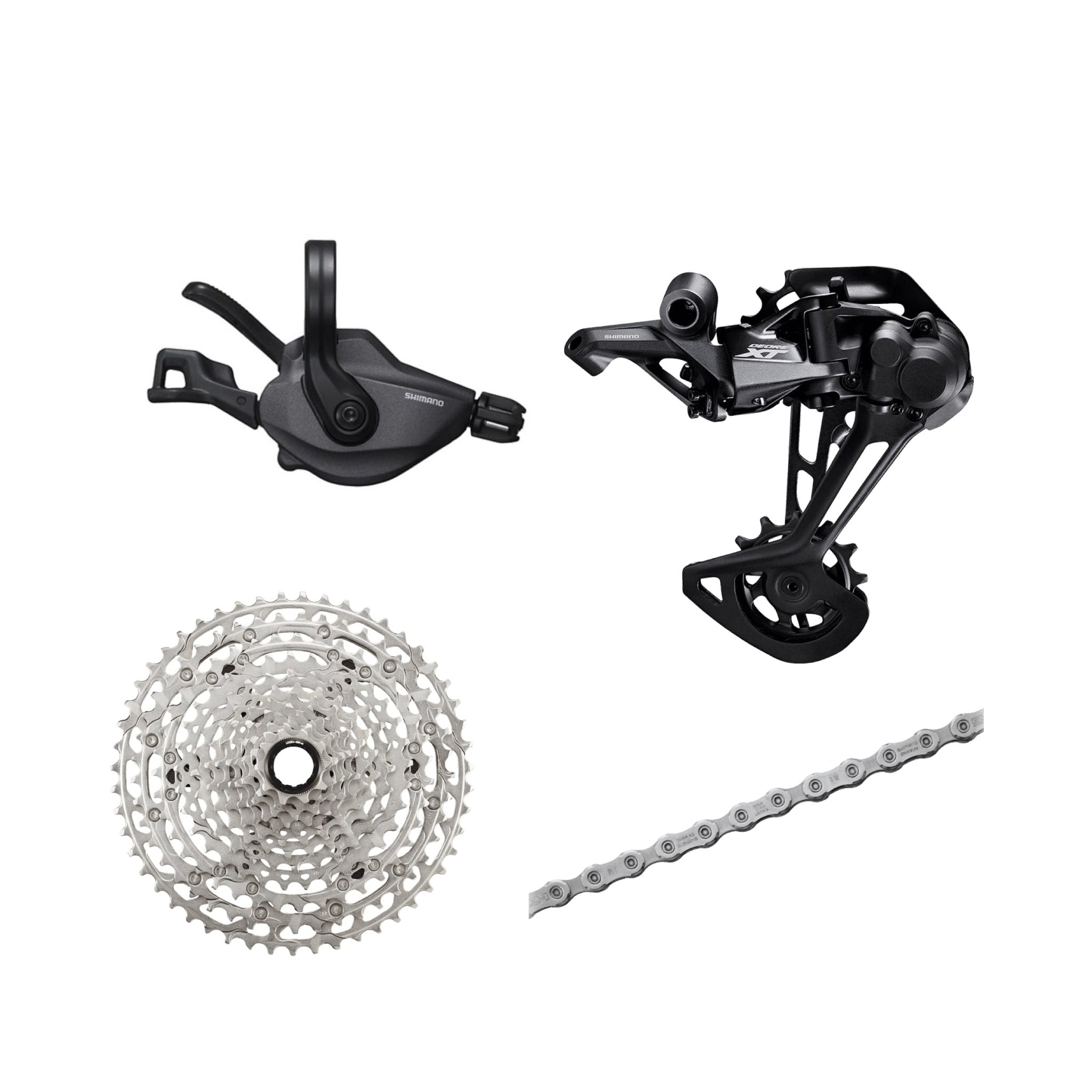 Shimano Deore XT M8100 / Deore 12s M6100 Groupset, 1x12, W/O