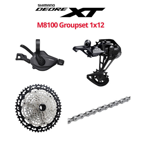 Shimano Deore XT M8100 Groupset, 1x12, W/O crankset - Bikecomponents.ca