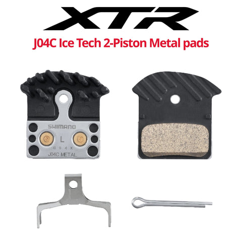 Shimano J04C 2-Piston Ice Technologies Metal pads - Bikecomponents.ca