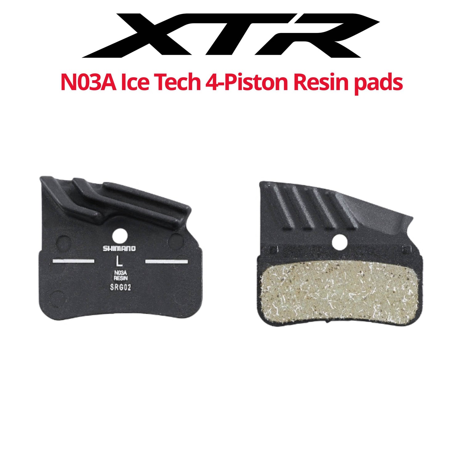 Shimano N03A 4-Piston Ice Technologies Resin pads (Y1XD98010)